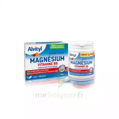 Alvityl Magnésium Vitamine B6 Libération Prolongée Comprimés Lp B/45 à Mouroux